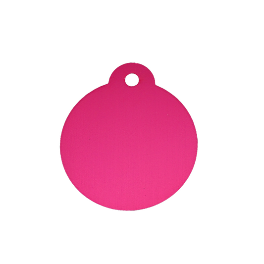 Anodised Aluminium ID Tags - Round