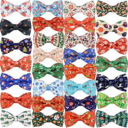 Christmas Collar Bows - Assorted Designs