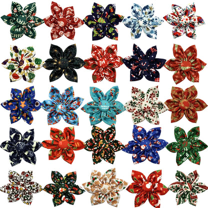 Christmas Collar Flowers - Assorted Designs