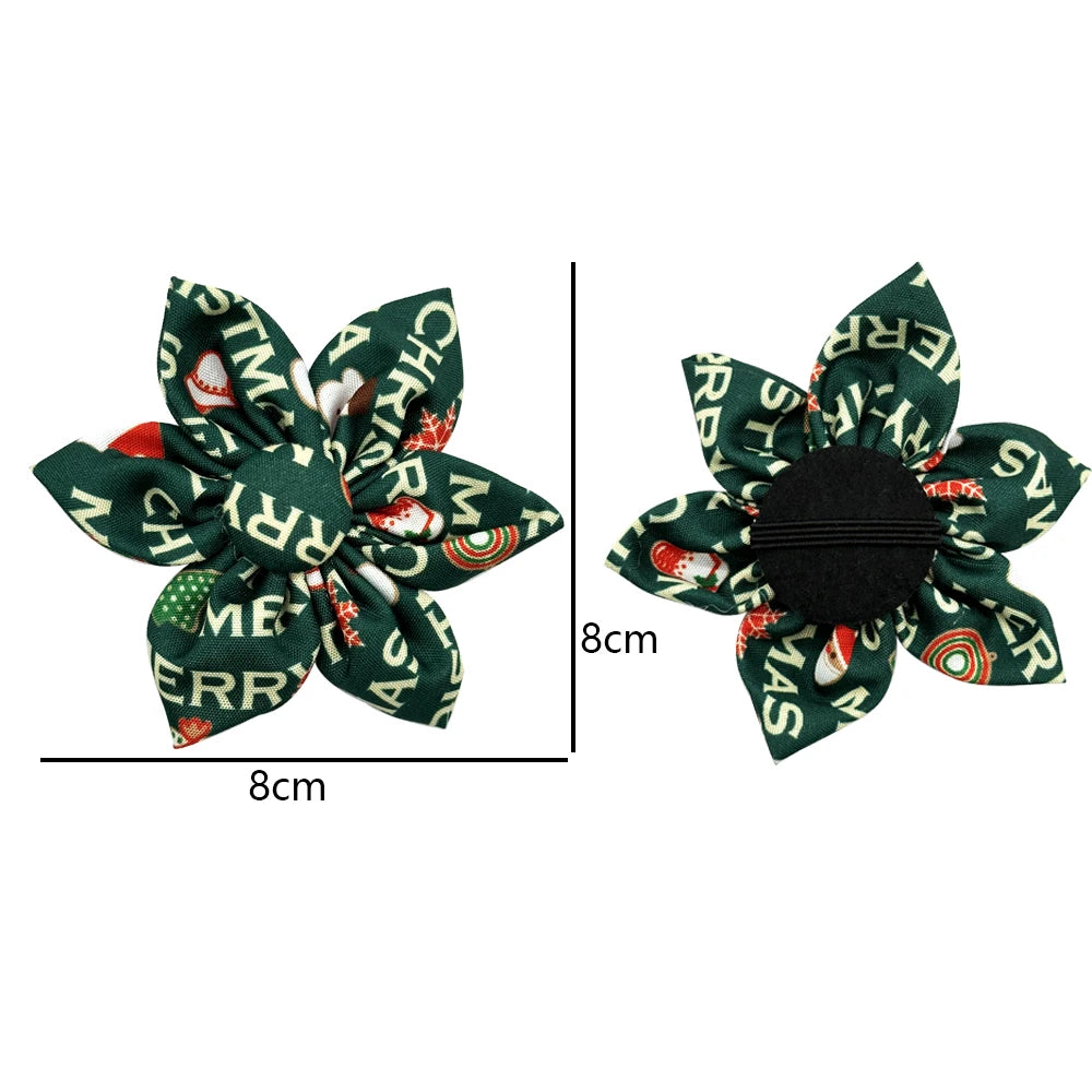 Christmas Collar Flowers - Assorted Designs