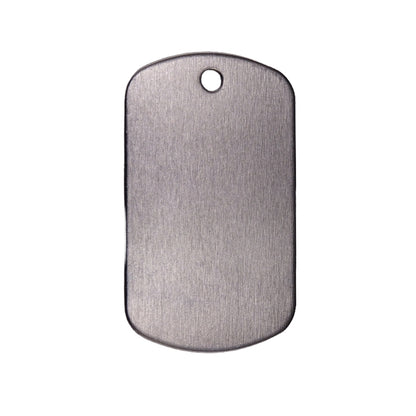 Anodised Aluminium ID Tags - Traditional "Dog Tag"