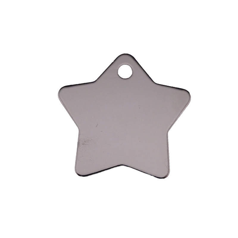 Anodised Aluminium ID Tags - Star