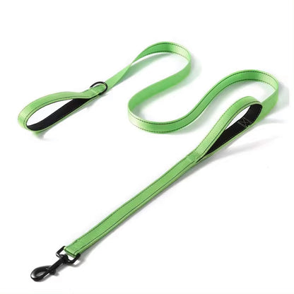 Dual Handle Dog Lead - Assorted Colours