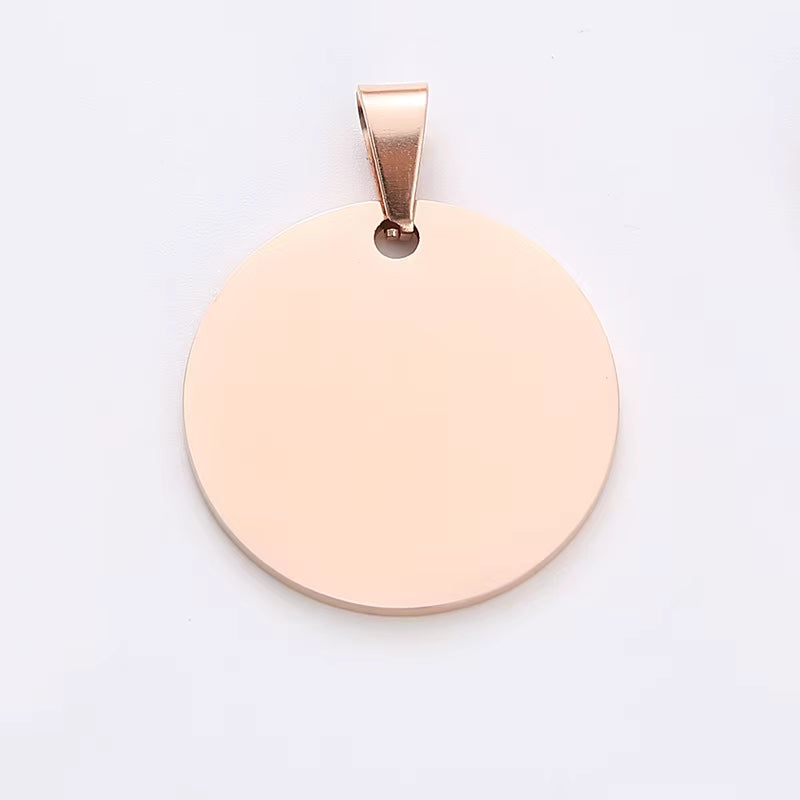 Stainless Steel ID Tags - Round