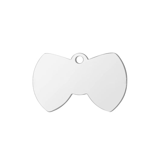 Stainless Steel ID Tags - Bow Tie