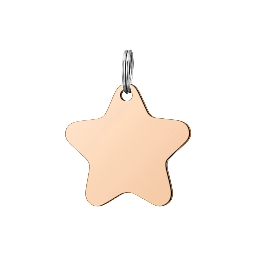 Stainless Steel ID Tags - Star