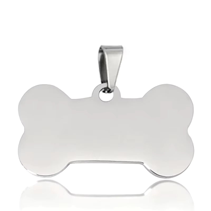 Stainless Steel ID Tags - Bone