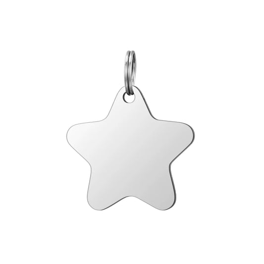 Stainless Steel ID Tags - Star