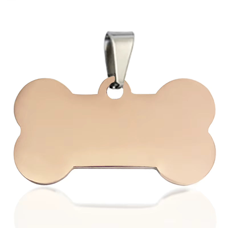Stainless Steel ID Tags - Bone