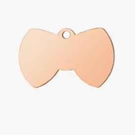 Stainless Steel ID Tags - Bow Tie