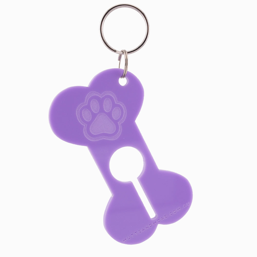 Dog Poop Bag Holder Key Ring