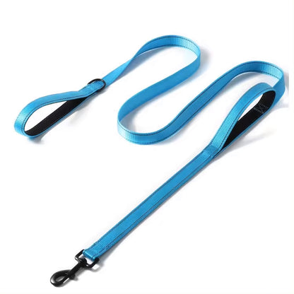 Dual Handle Dog Lead - Assorted Colours