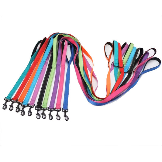 Dual Handle Dog Lead - Assorted Colours