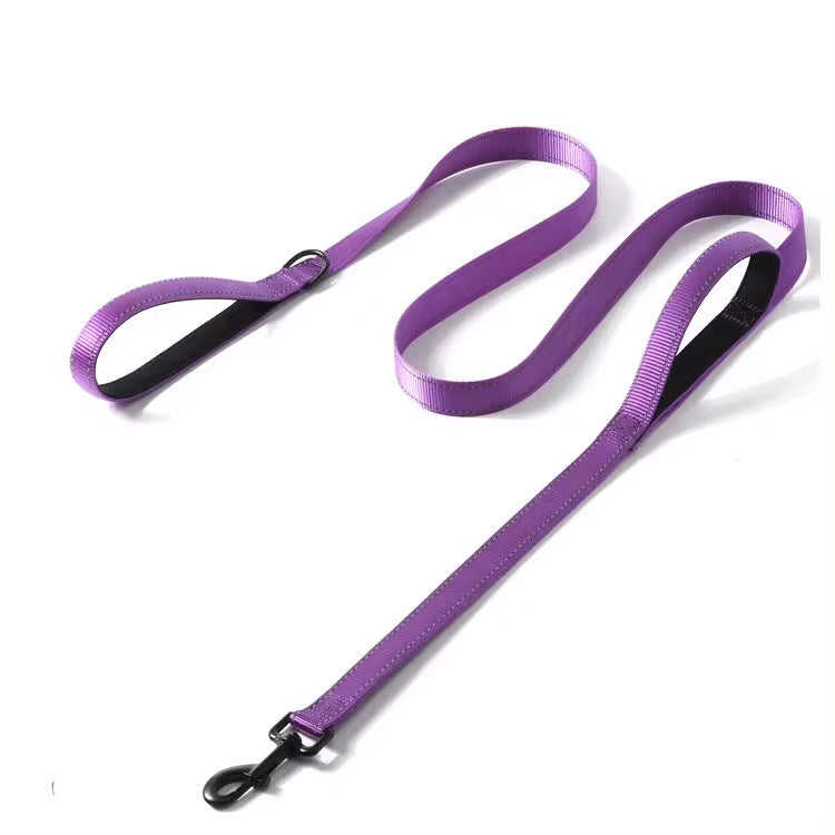 Dual Handle Dog Lead - Assorted Colours