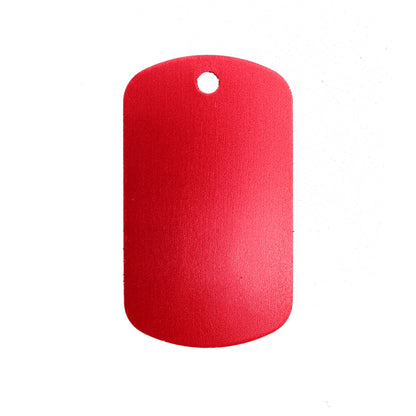 Anodised Aluminium ID Tags - Traditional "Dog Tag"