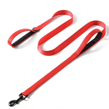 Dual Handle Dog Lead - Assorted Colours