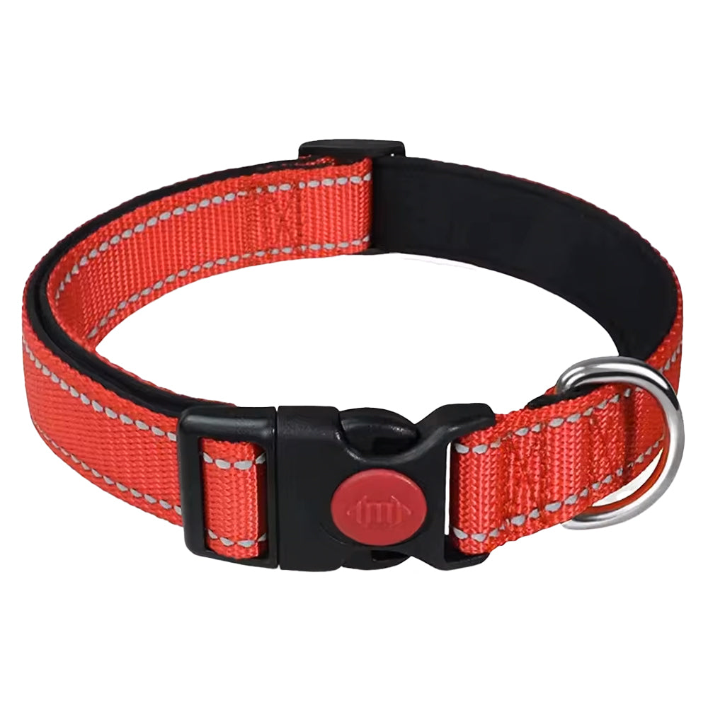 Padded Adjustable Dog Collars - Multiple Colours