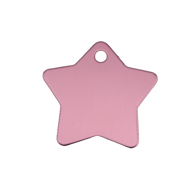 Anodised Aluminium ID Tags - Star