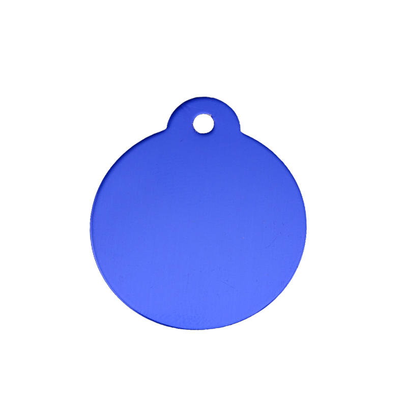 Anodised Aluminium ID Tags - Round