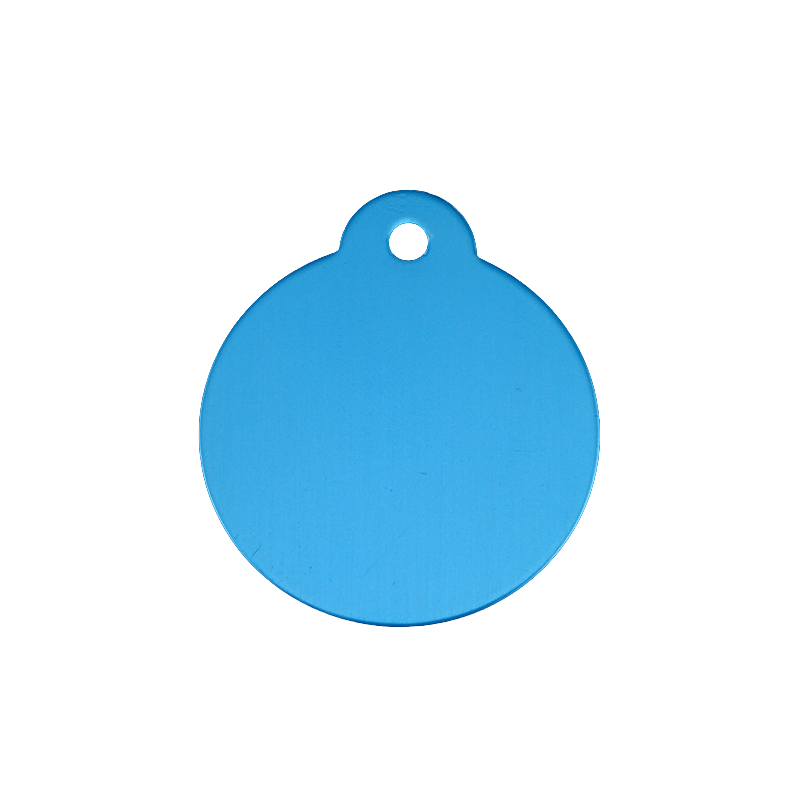 Anodised Aluminium ID Tags - Round