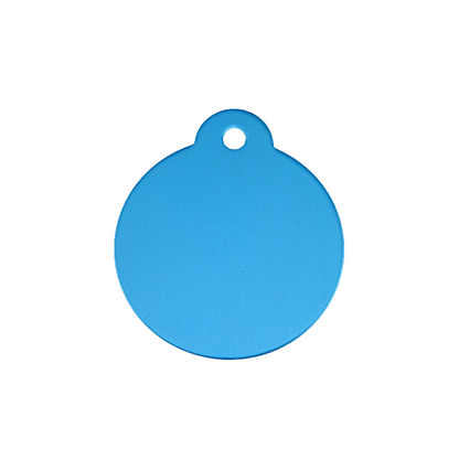 Anodised Aluminium ID Tags - Round