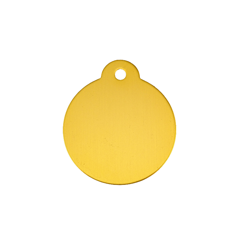 Anodised Aluminium ID Tags - Round