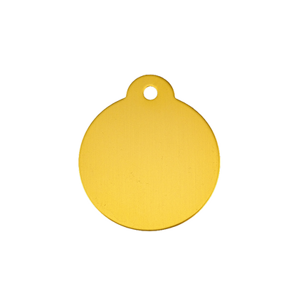 Anodised Aluminium ID Tags - Round