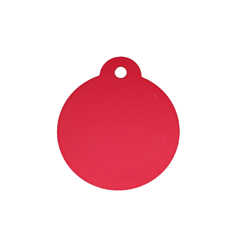 Anodised Aluminium ID Tags - Round
