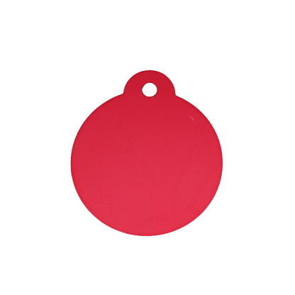 Anodised Aluminium ID Tags - Round