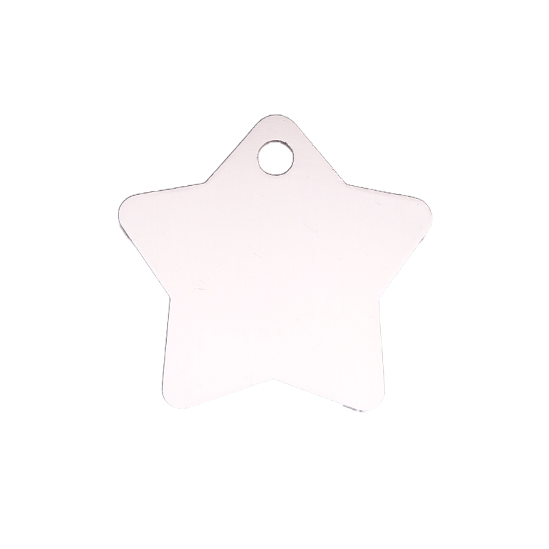Anodised Aluminium ID Tags - Star